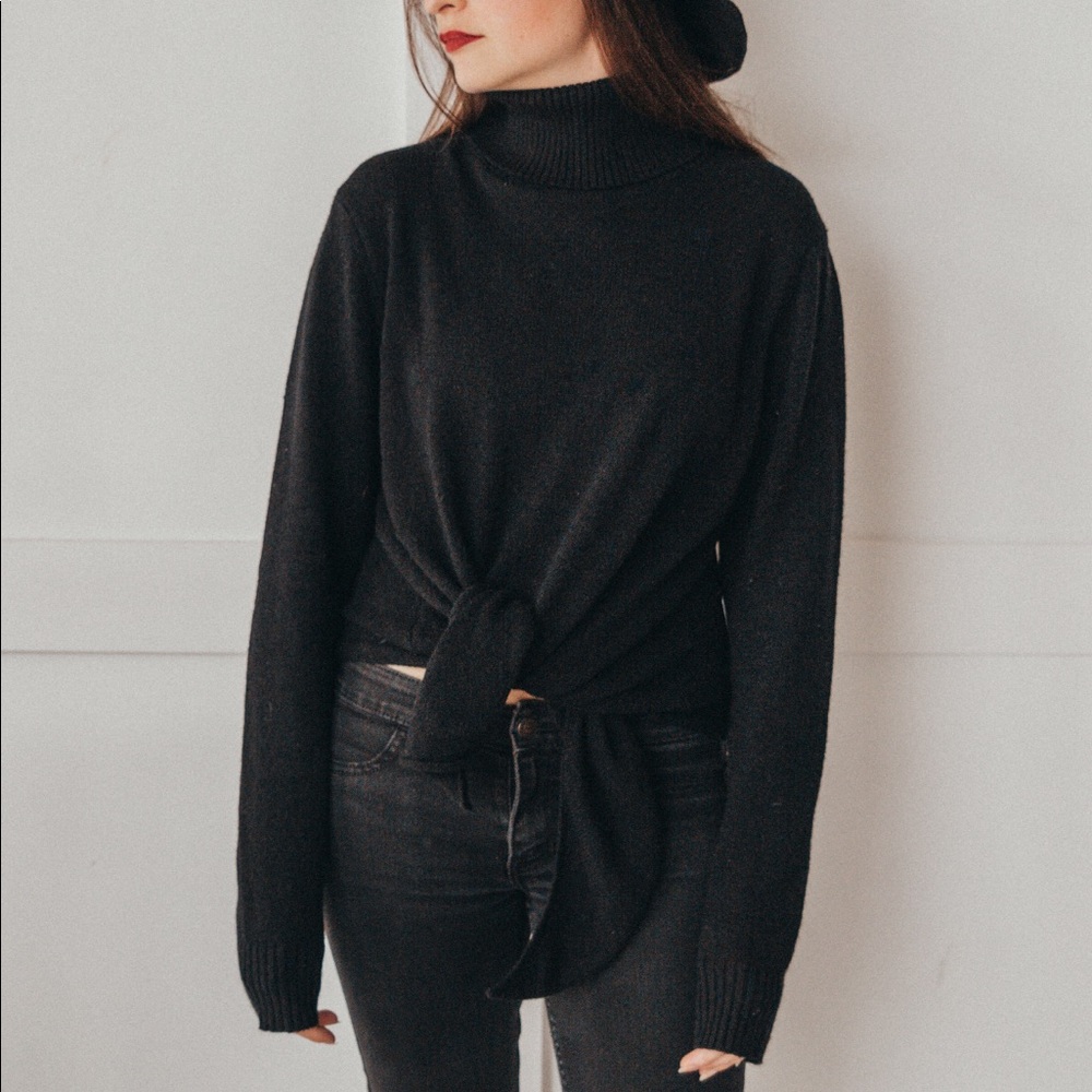 Black Turtleneck